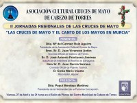 SEGUNDAS JORNADAS REGIONALES DE LAS CRUCES DE MAYO EN CABEZO DE TORRES